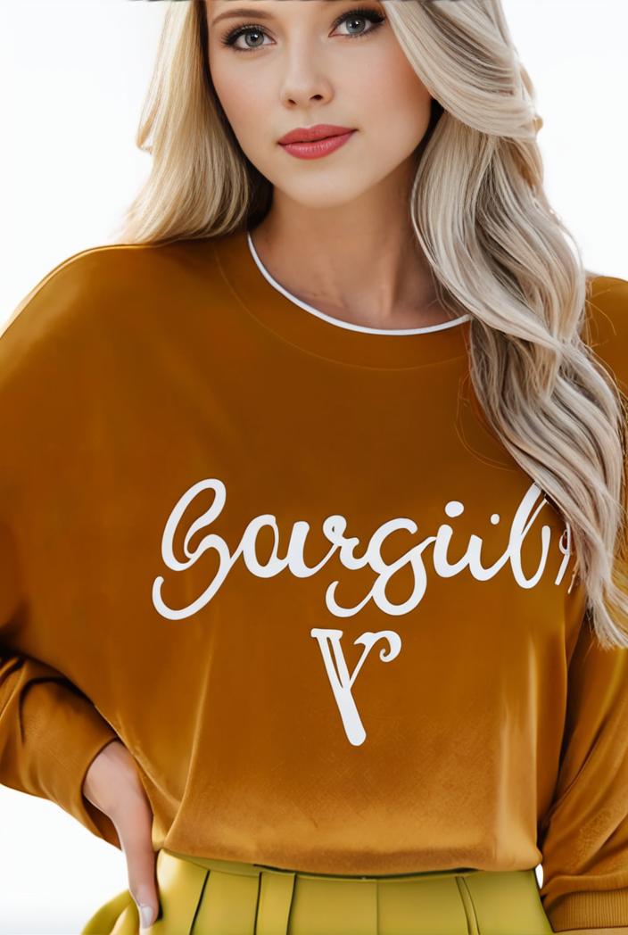 plus size casual sweatshirt women s plus ombre letter heart print raglan sleeve round neck slight stretch pullover sweatshirt 144165