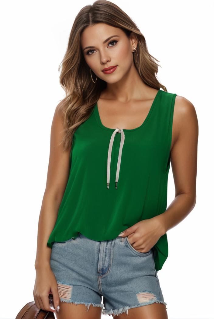 plus size casual tank top women s plus solid square neck pleated medium stretch tank top 144462