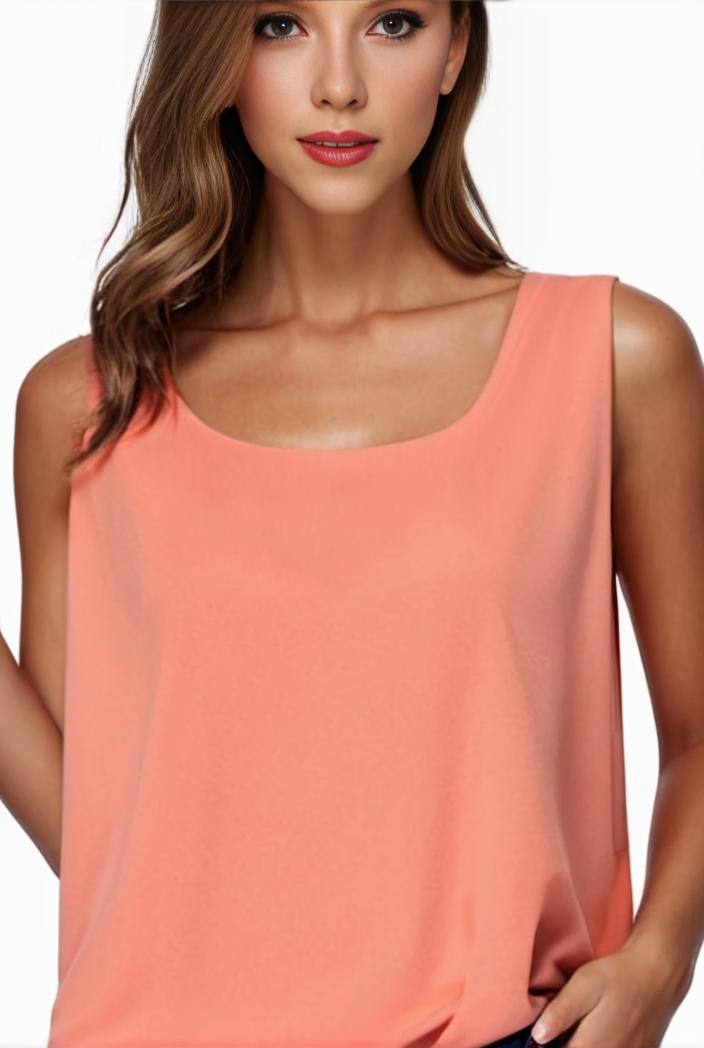 plus size casual tank top women s plus solid square neck slight stretch pleated tank top 144492