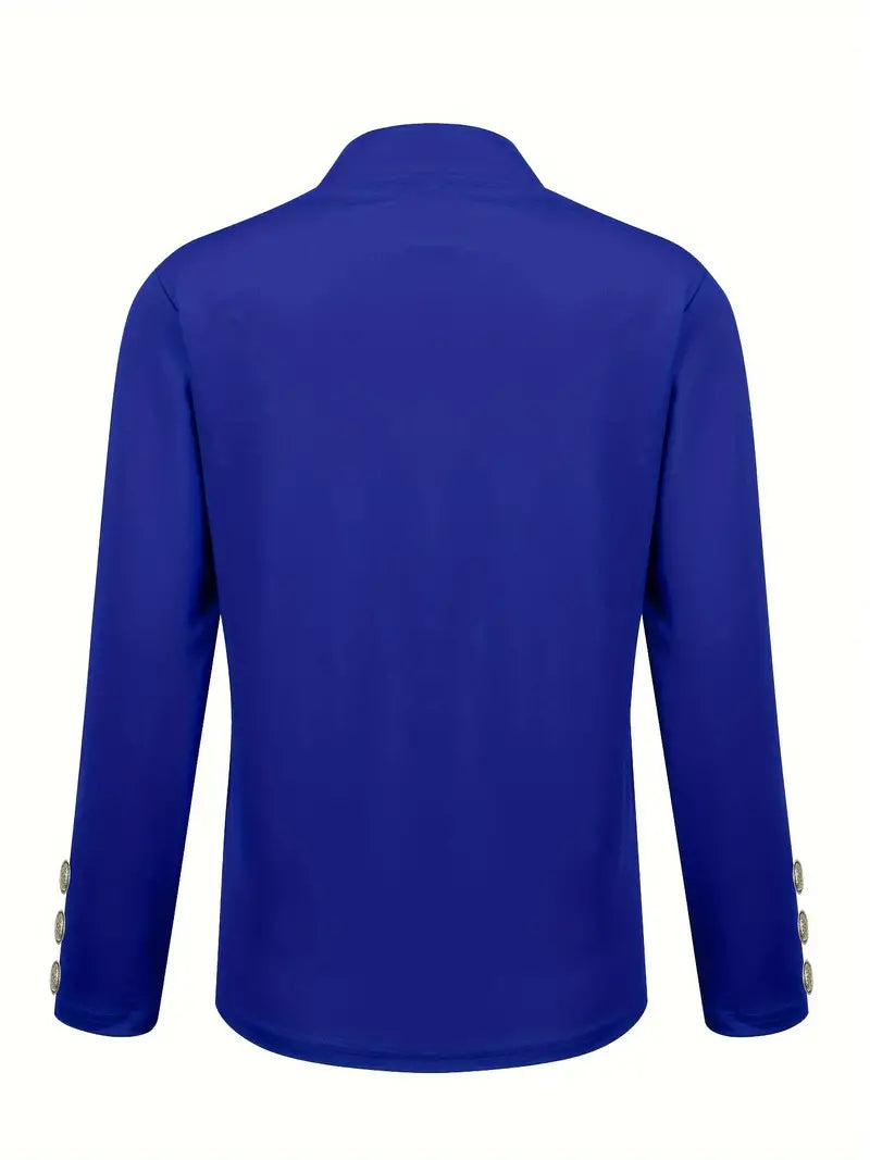 Sophisticated Office Blazer with Stylish Button Detail