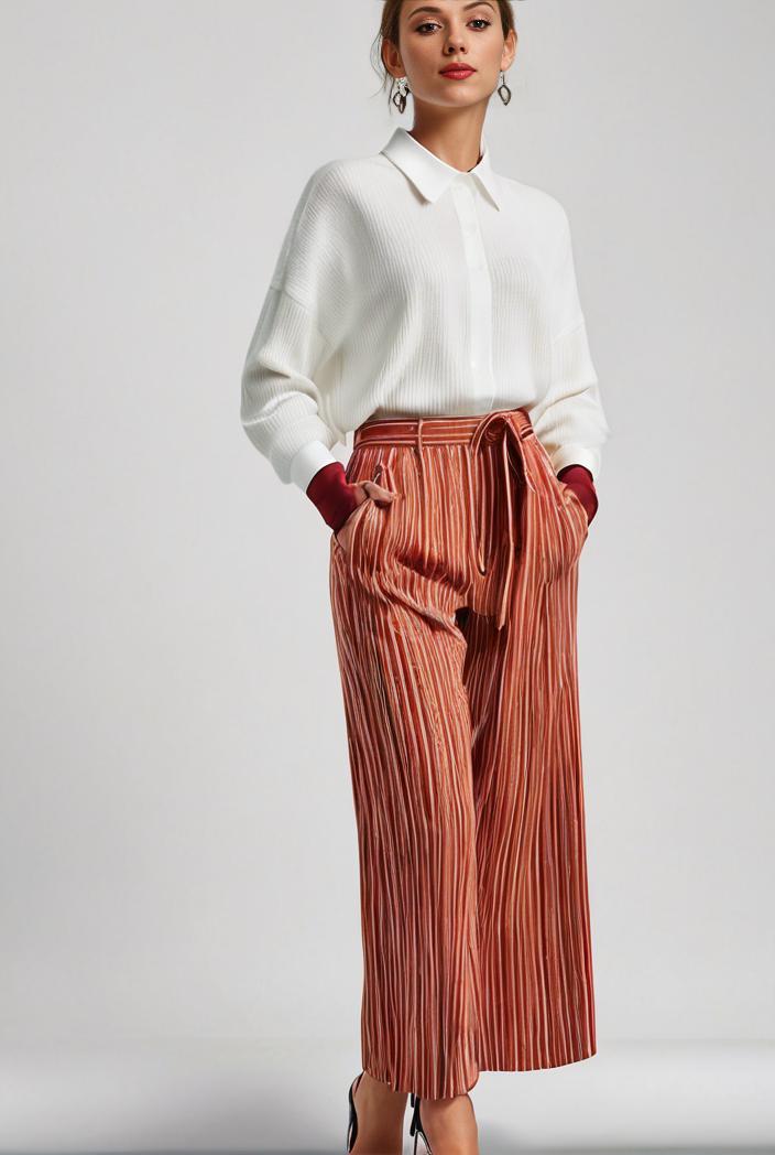 pleated high waist commuting temperament maxi dress 135499