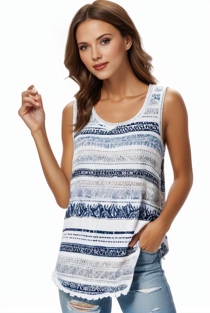 plus size boho tank top women s plus paisley print square neck medium stretch ruched tank top 137461