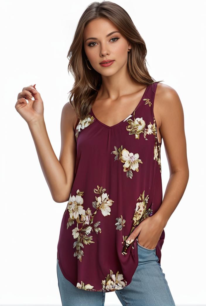 plus size boho tank top women s plus paisley print square neck medium stretch ruched tank top 137521