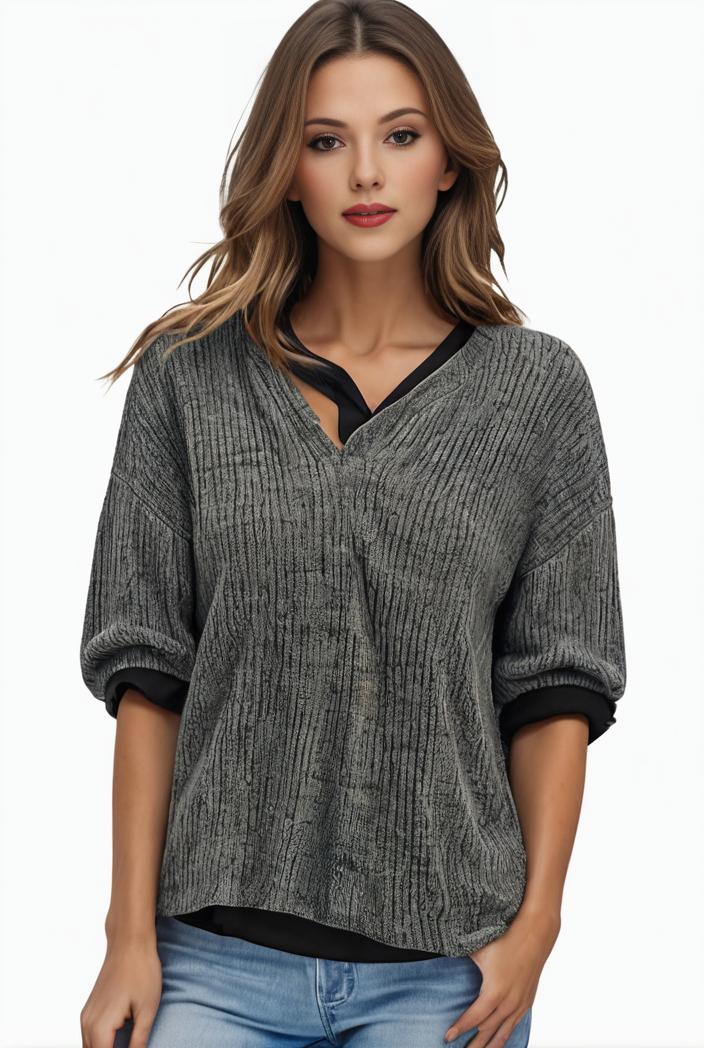 plus size boho top women s plus allover paisley print half sleeve v neck slight stretch top 137535