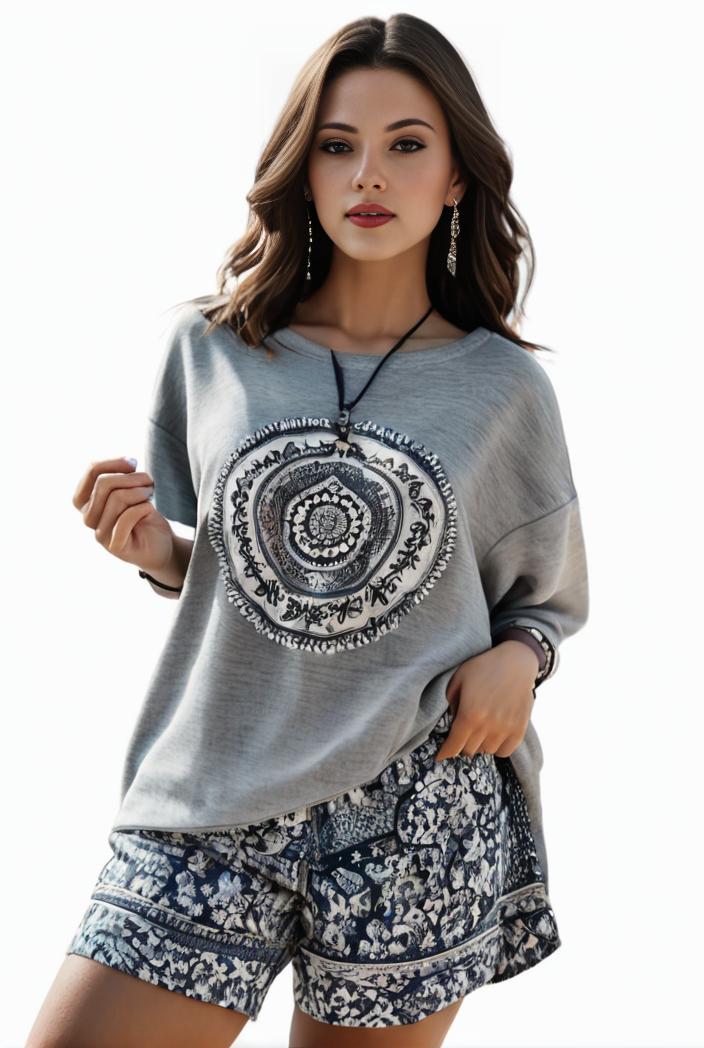 plus size casual pajama two piece set women s plus leopard heart print short sleeve tee shorts pajama 2 piece set 137791