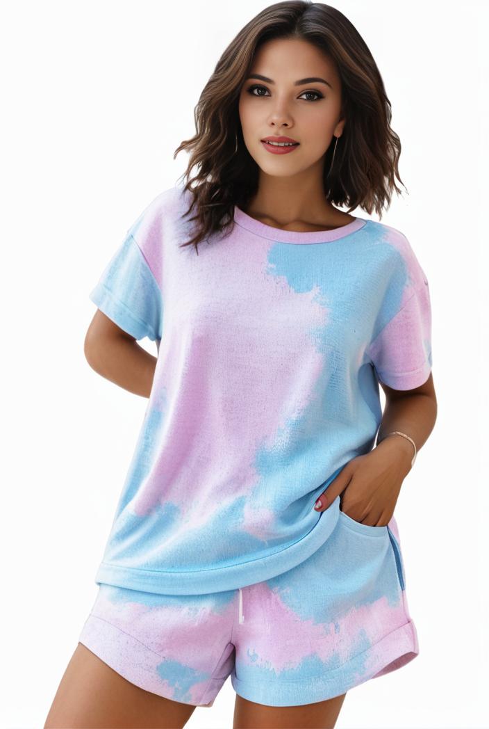 plus size casual pajama two piece set women s plus leopard heart print short sleeve tee shorts pajama 2 piece set 137812