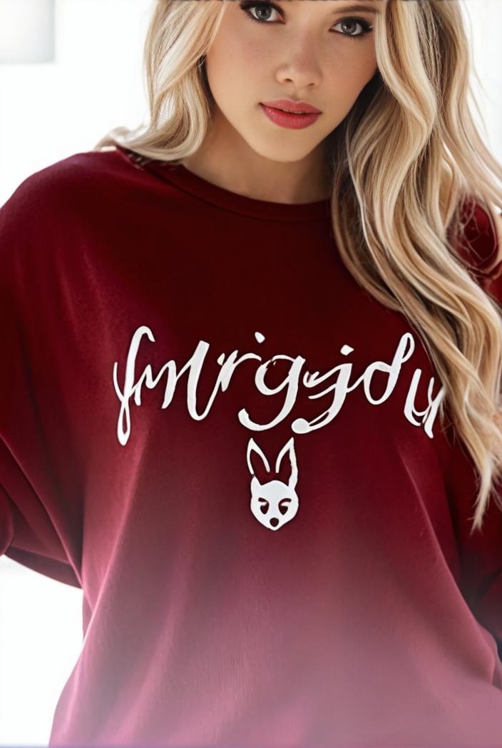 plus size casual sweatshirt women s plus ombre letter heart print raglan sleeve round neck slight stretch pullover sweatshirt 137940