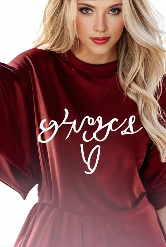 plus size casual sweatshirt women s plus ombre letter heart print raglan sleeve round neck slight stretch pullover sweatshirt 137945