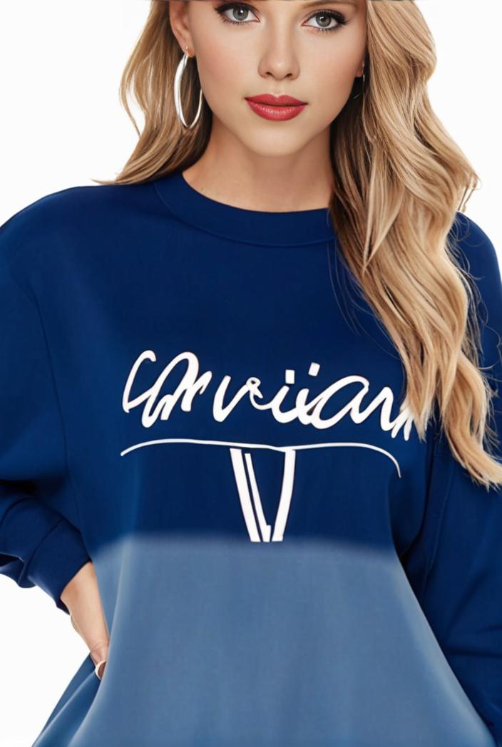 plus size casual sweatshirt women s plus ombre letter heart print raglan sleeve round neck slight stretch pullover sweatshirt 137959