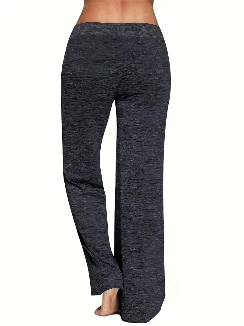 Paw Print Drawstring Loose Pants, Comfy Women's Trousers