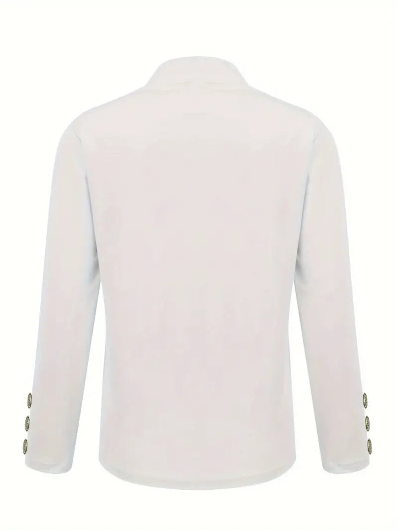 Sophisticated Office Blazer with Stylish Button Detail