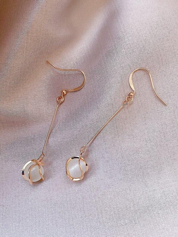 Elegant Cat Eye Stone Earrings for Stylish Women