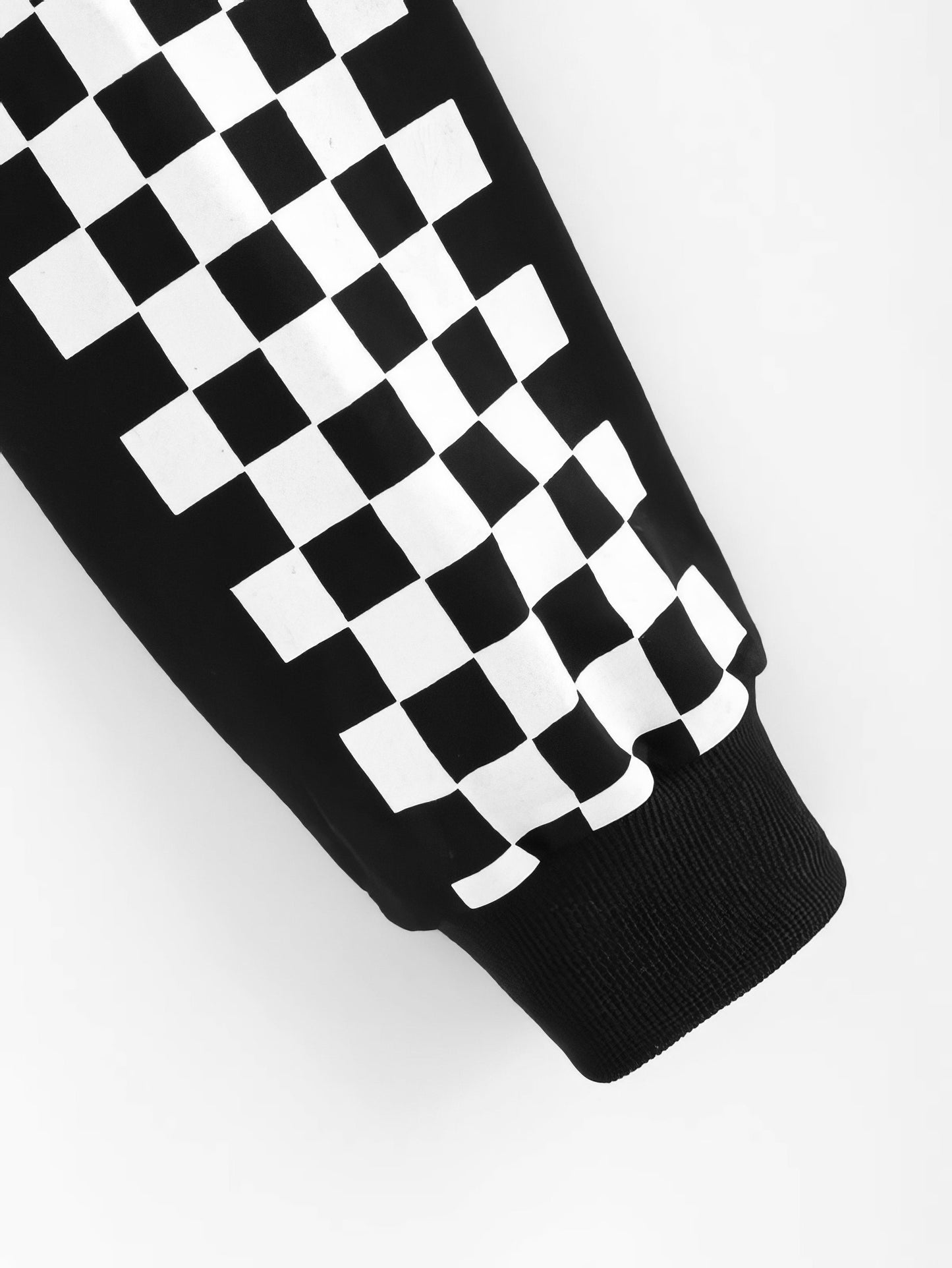 Stylish Checkered Drawstring Hoodie