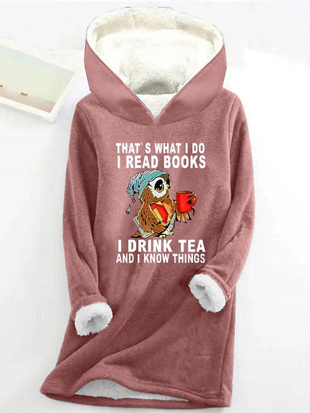 Cozy Sherpa-Lined Women's Graphic Hoodie Sweatshirt
