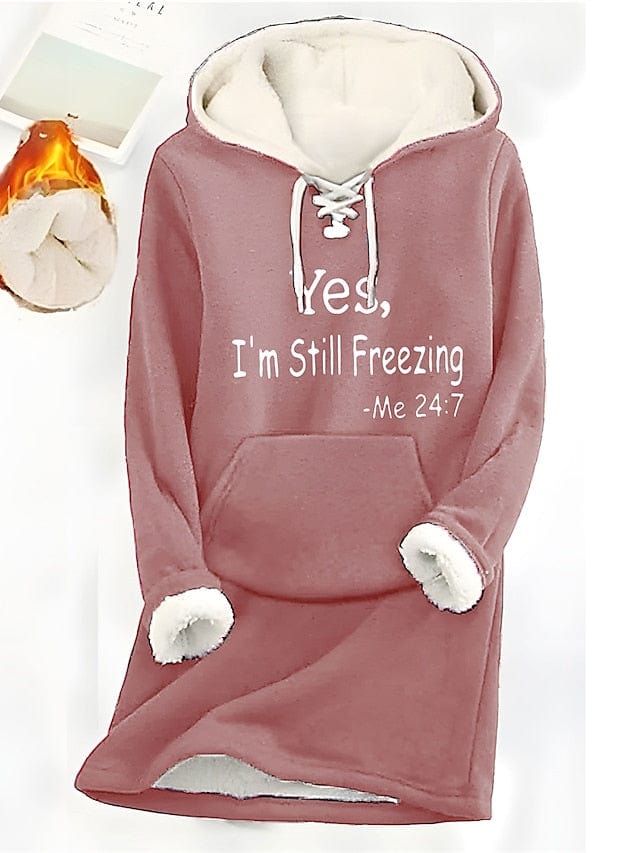 Cozy Sherpa-Lined Women's Hoodie Sweatshirt