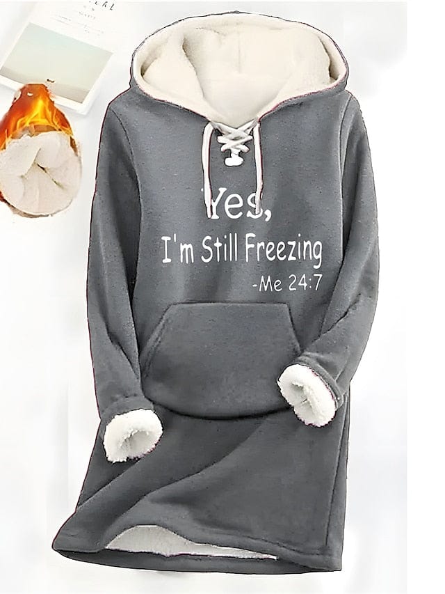 Cozy Sherpa-Lined Women's Hoodie Sweatshirt