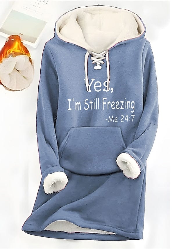 Cozy Sherpa-Lined Women's Hoodie Sweatshirt
