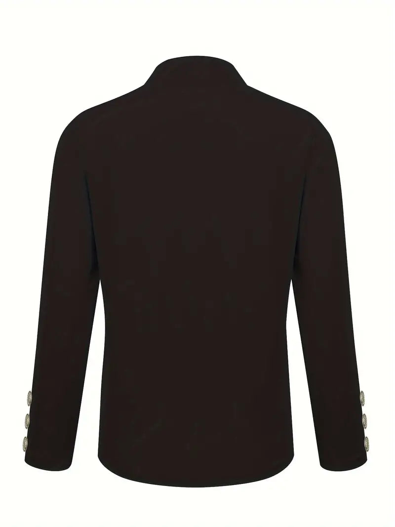 Sophisticated Office Blazer with Stylish Button Detail
