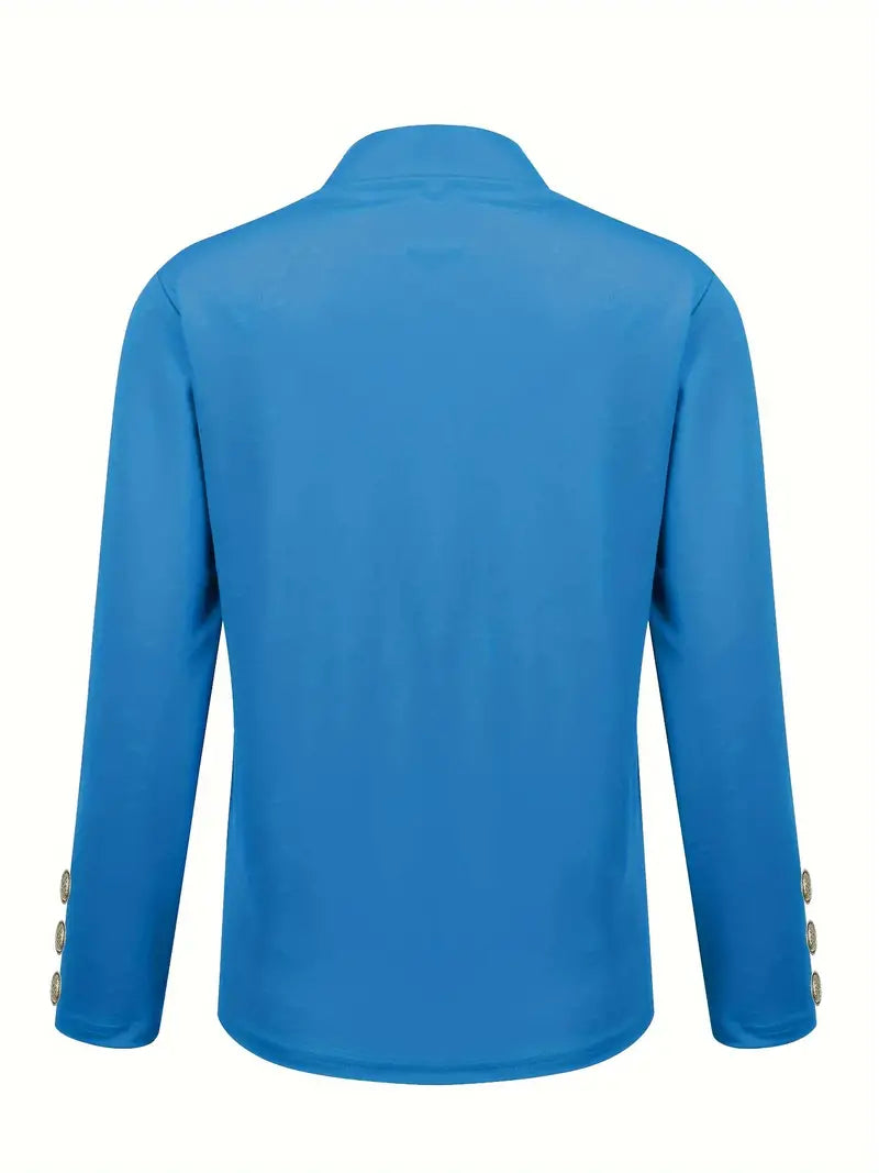 Sophisticated Office Blazer with Stylish Button Detail