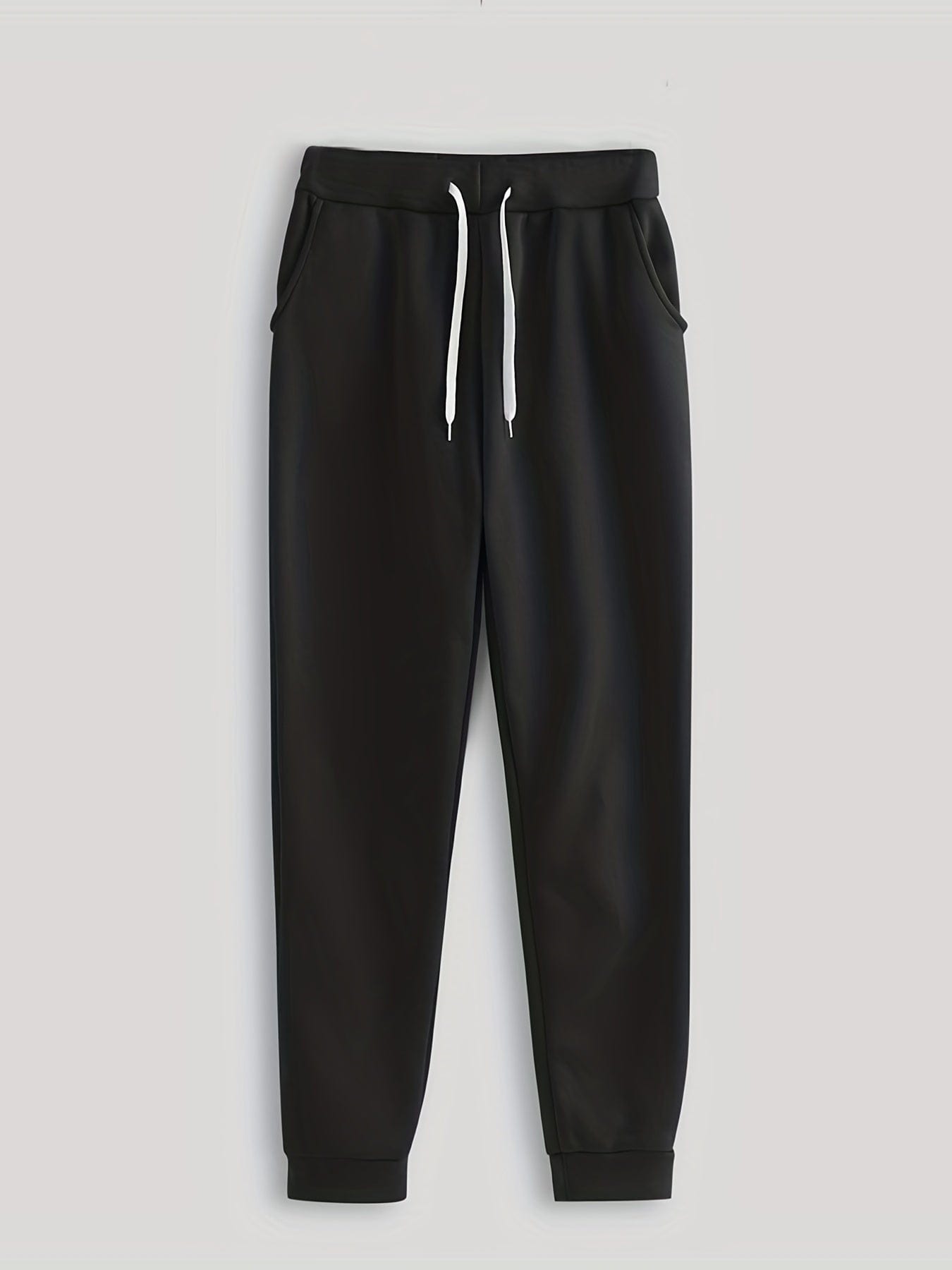 Stylish Kangaroo Pocket Hoodie Drawstring Pants Two-Piece Set