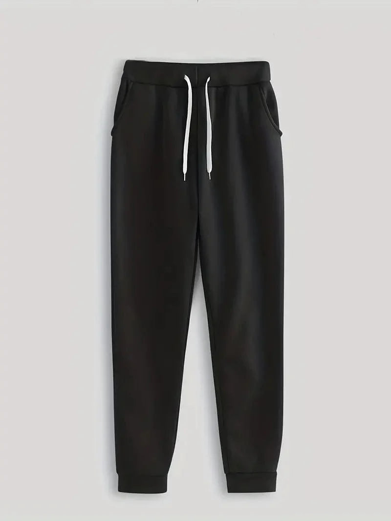 Stylish Coordinated Outfit with Hoodie and Drawstring Pants for Women