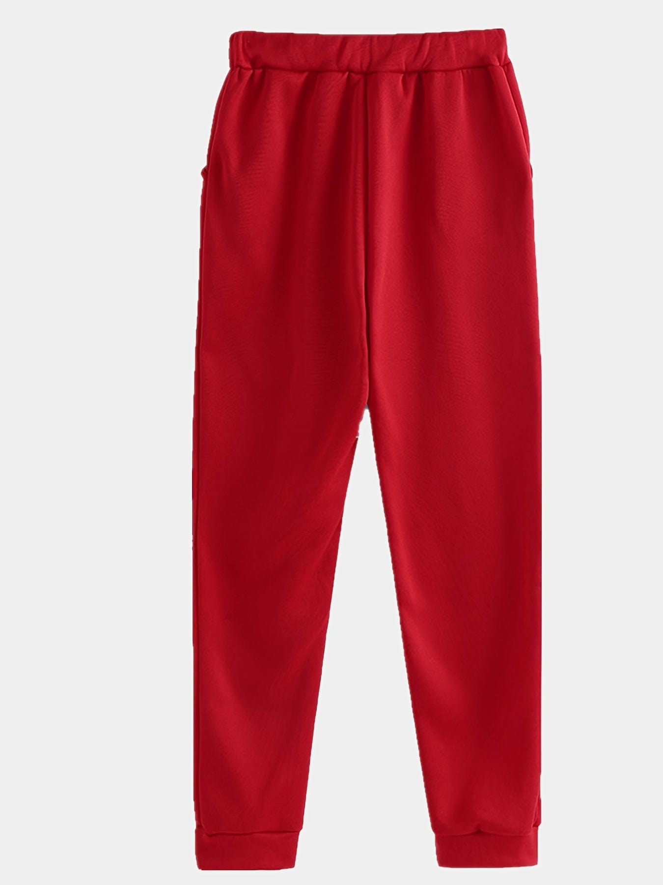 Stylish Kangaroo Pocket Hoodie Drawstring Pants Two-Piece Set