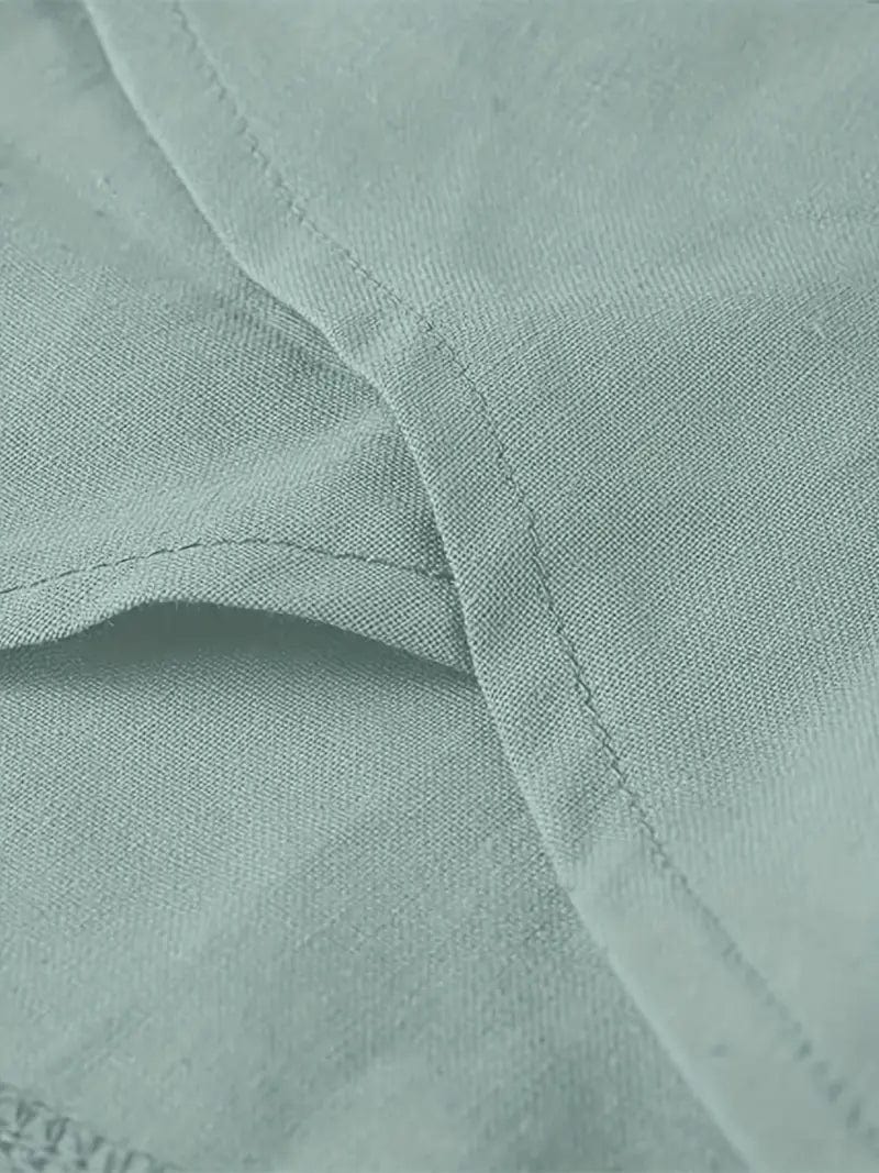 Elastic Cropped Trousers in Solid Color, Comfy Loose Fit for Spring & Summer, Women's Apparel