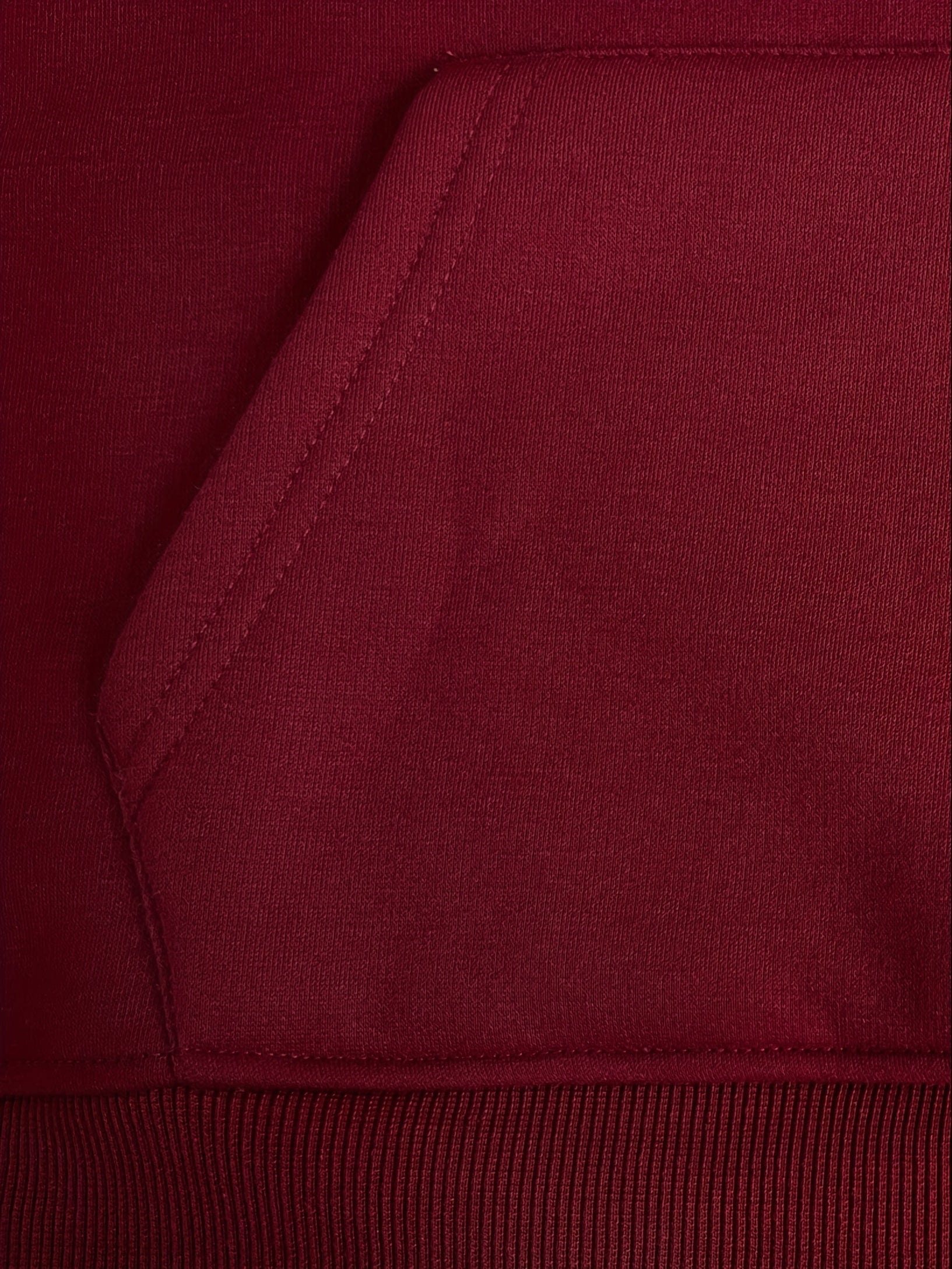 Solid Cozy Stylish Kangaroo Pocket Long Sleeve Hoodie
