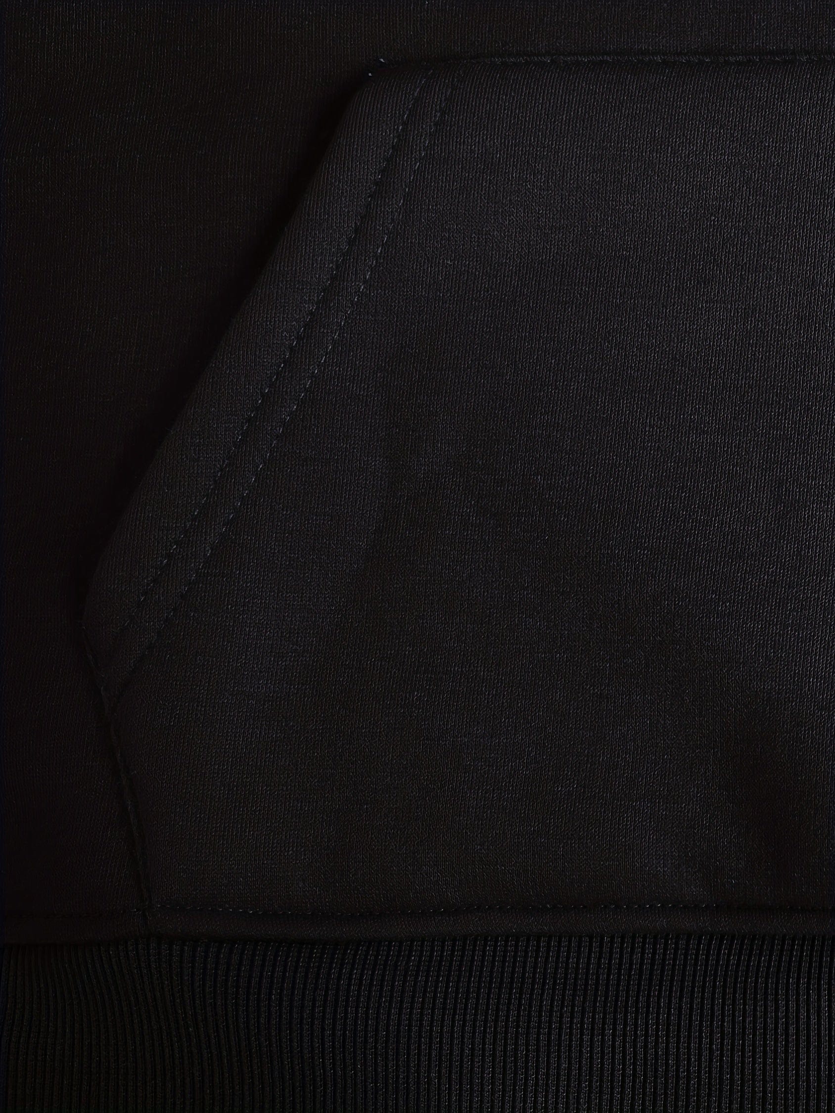 Solid Cozy Stylish Kangaroo Pocket Long Sleeve Hoodie