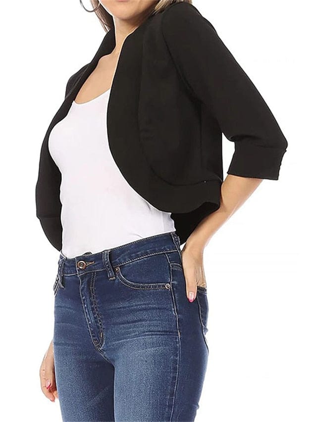 Women's Stylish Warm Winter Blazer - Streetwear Office Jacket