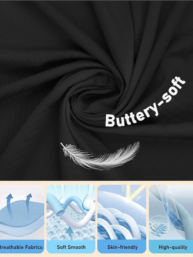 Women's High Waist Compression Leggings with Ruched Butt Lift and Phone Pocket