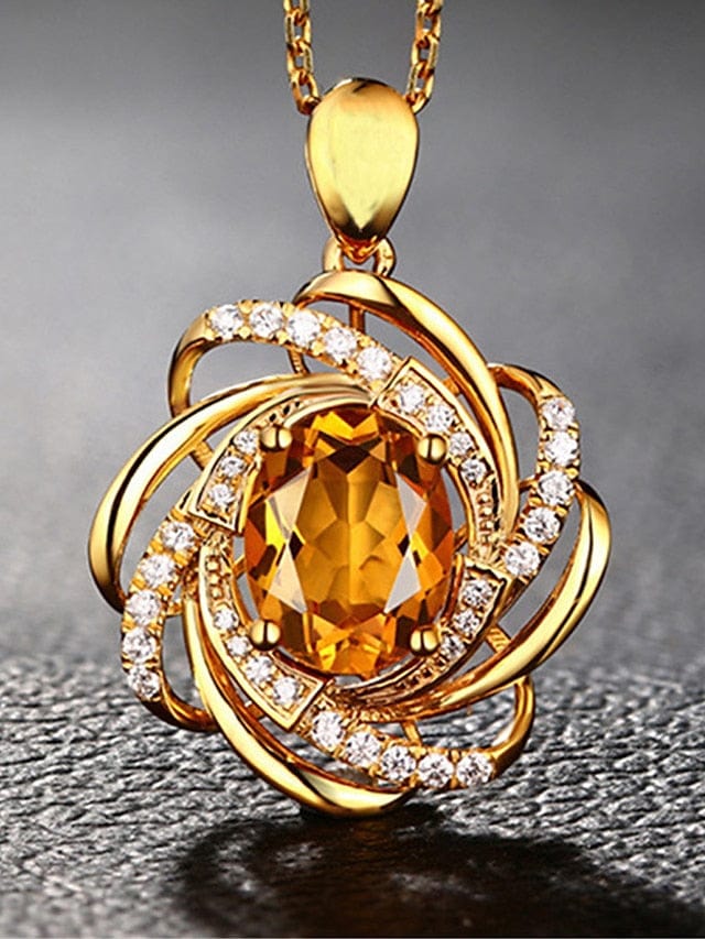 Chic Gem Necklace for Stylish Outdoor Women
