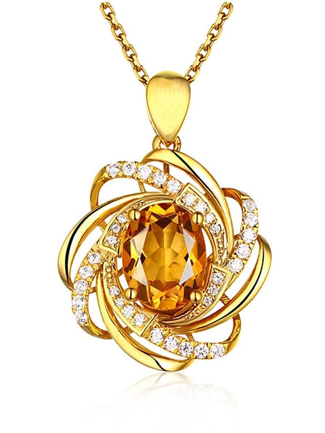 Chic Gem Necklace for Stylish Outdoor Women