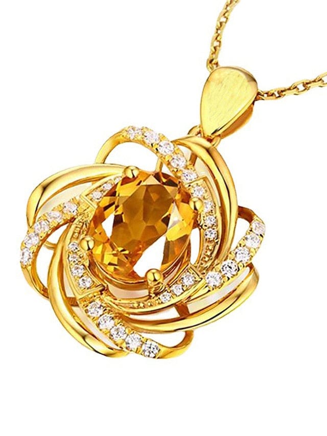 Chic Gem Necklace for Stylish Outdoor Women