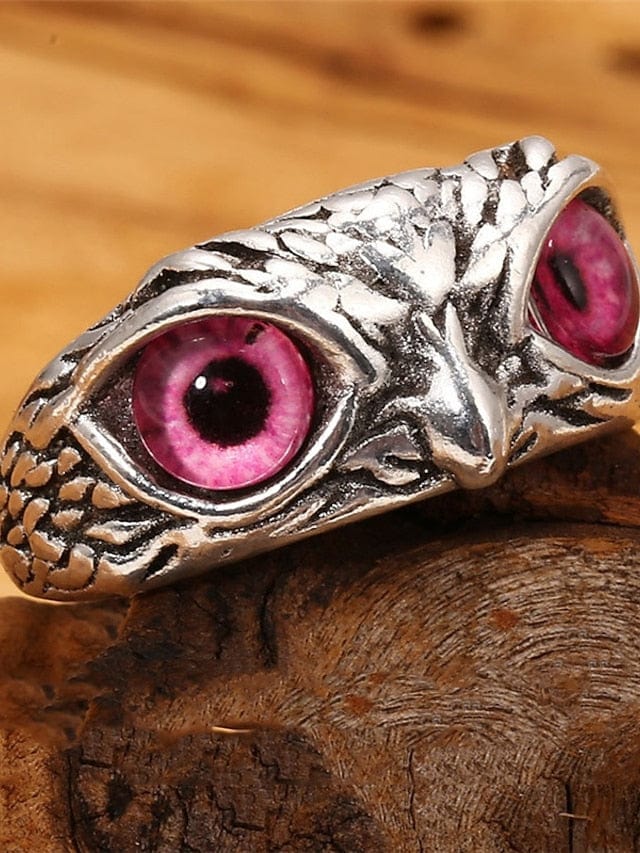 Chic & Modern Street Animal Ring for Women with Vibrant Blue-Green Color