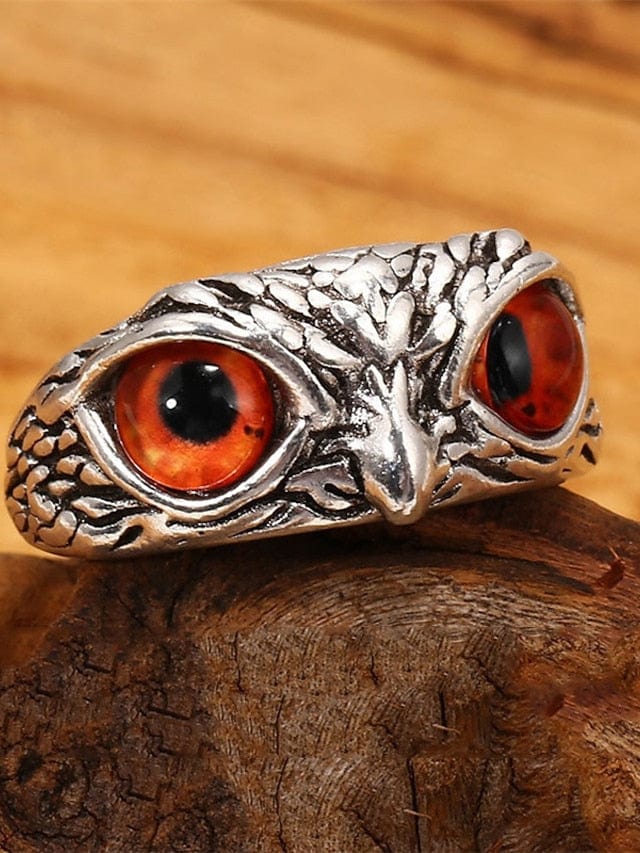 Chic & Modern Street Animal Ring for Women with Vibrant Blue-Green Color