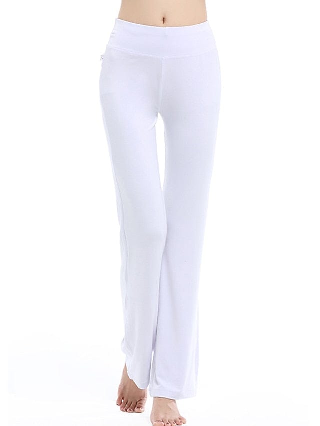 Women's Flare Leg Yoga Pants with Tummy Control and Flared Design