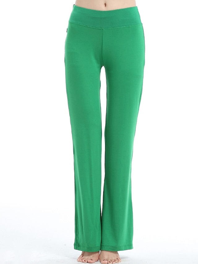Women's Flare Leg Yoga Pants with Tummy Control and Flared Design