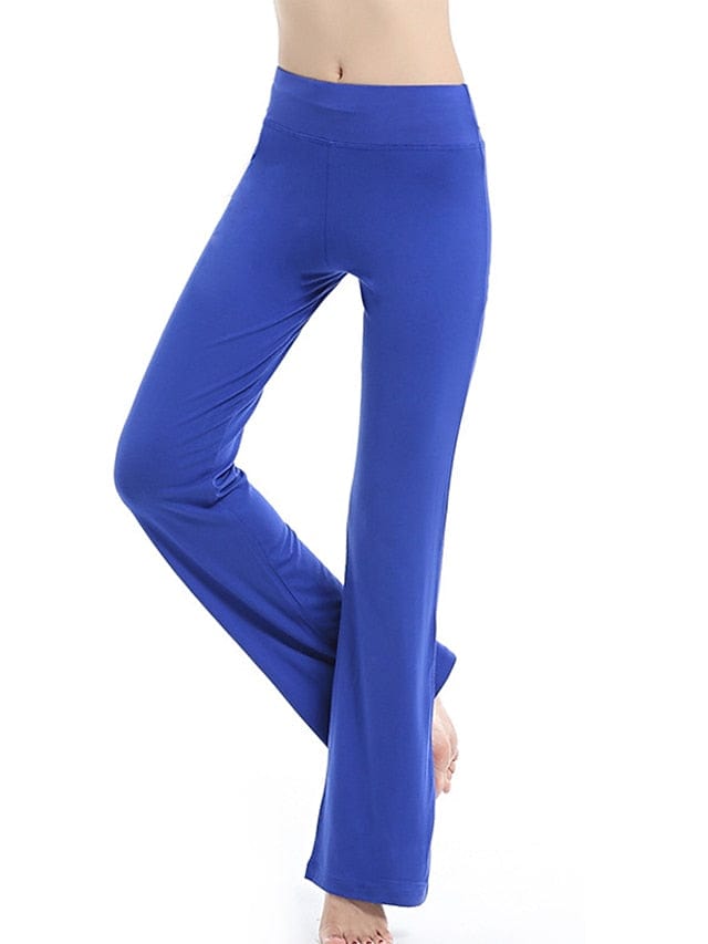 Women's Flare Leg Yoga Pants with Tummy Control and Flared Design