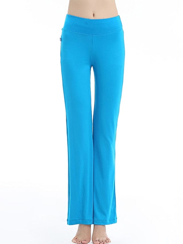 Women's Flare Leg Yoga Pants with Tummy Control and Flared Design