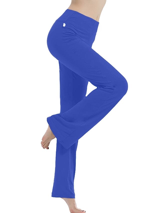Women's Flare Leg Yoga Pants with Tummy Control and Flared Design