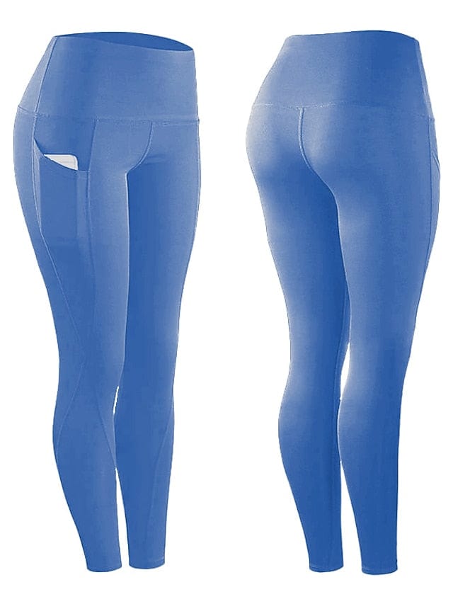Women's High Waist Compression Leggings with Ruched Butt Lift and Phone Pocket