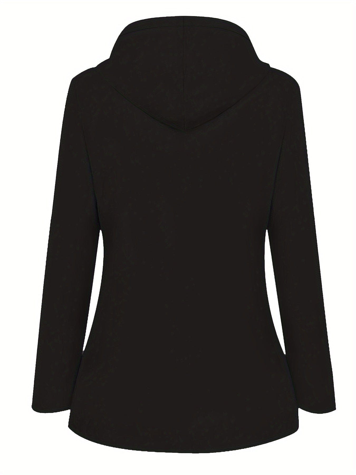 Stylish Drawstring Hooded Trench Coat for Women Versatile Outerwear