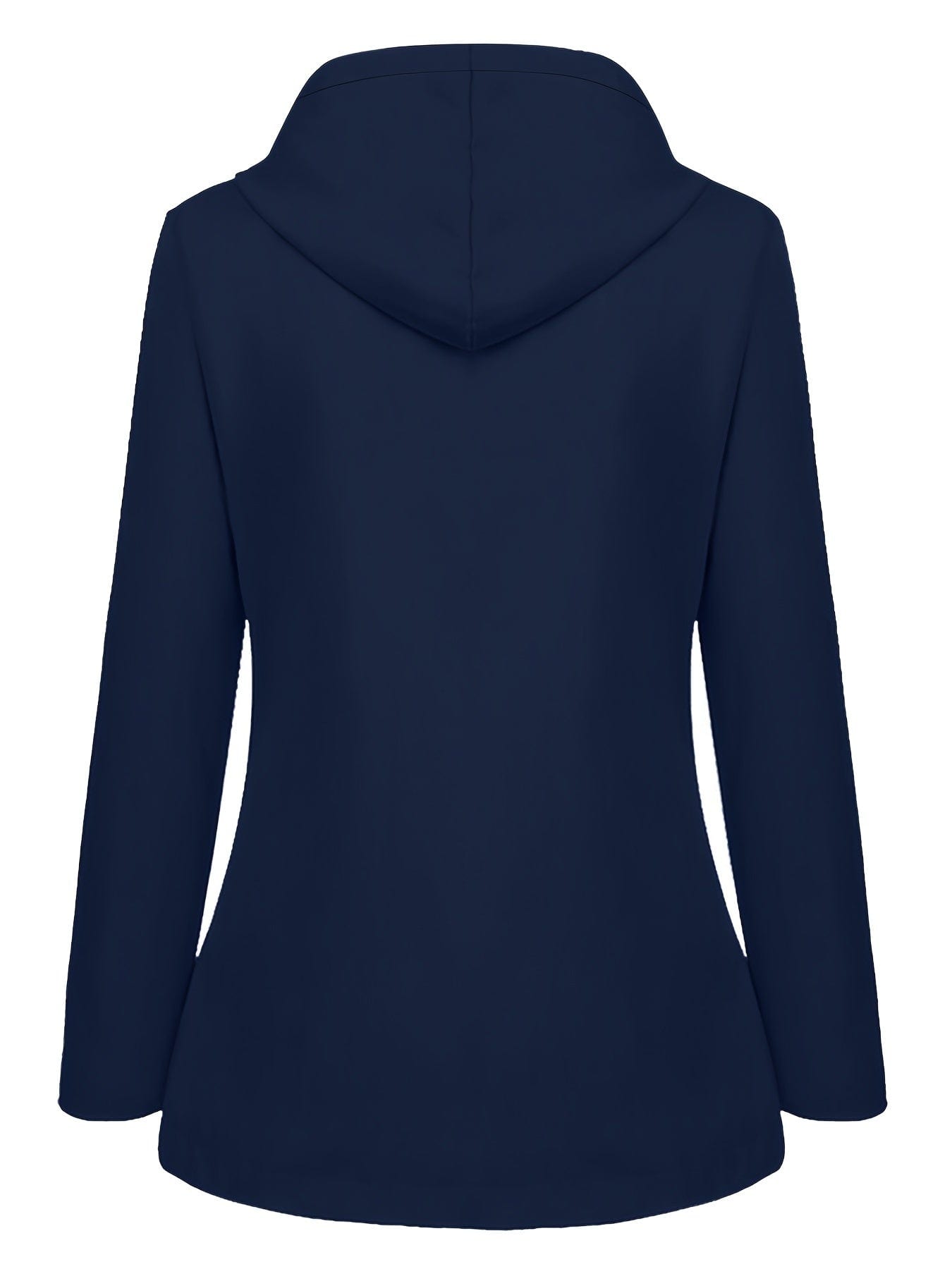 Stylish Drawstring Hooded Trench Coat for Women Versatile Outerwear