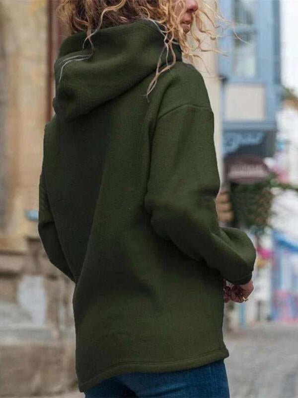 Cozy Dogpaw Printed Hoodie with Long Sleeves