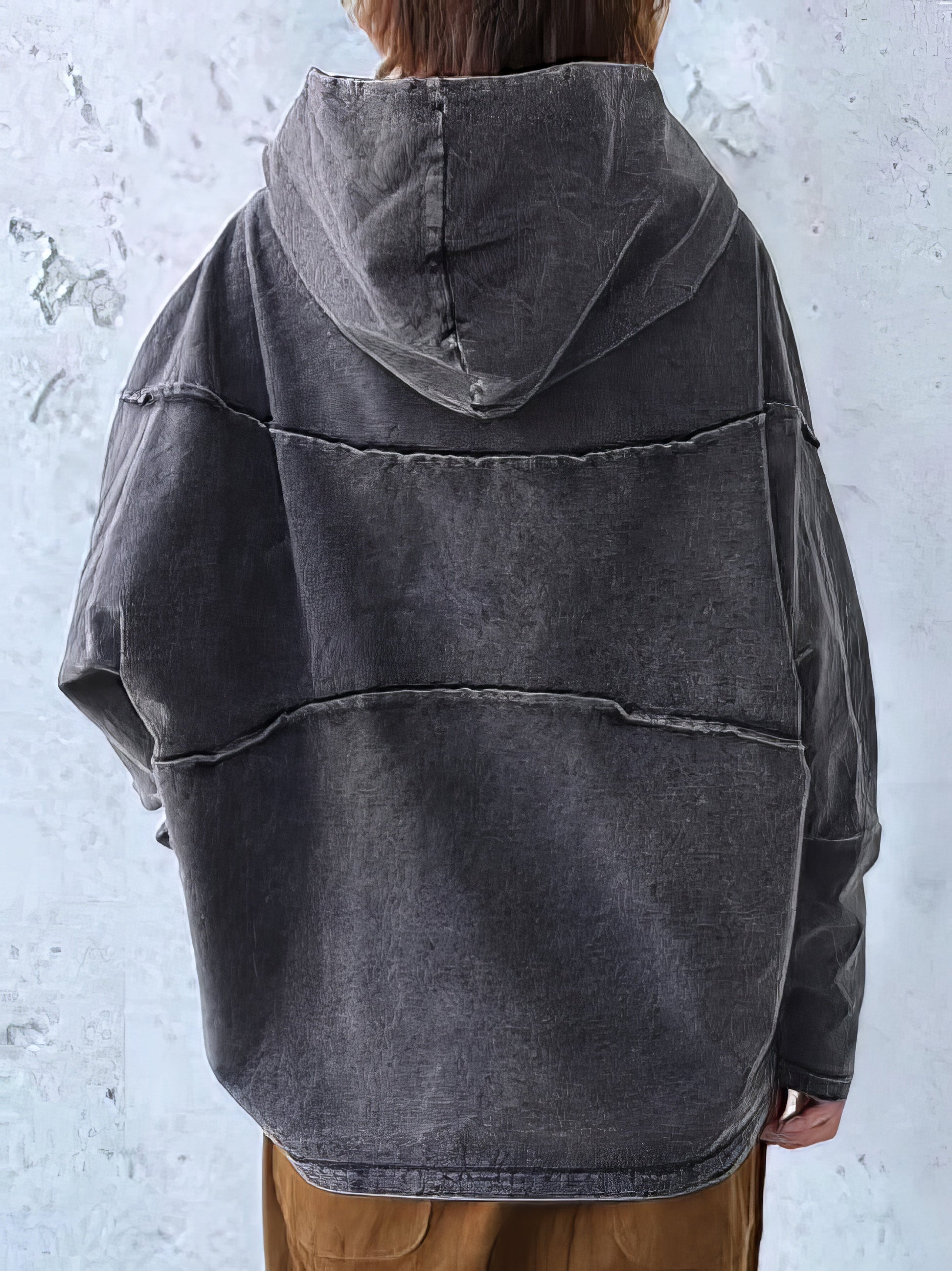 Upgrade Your Style with Women's Loose Fit Denim Hoodie