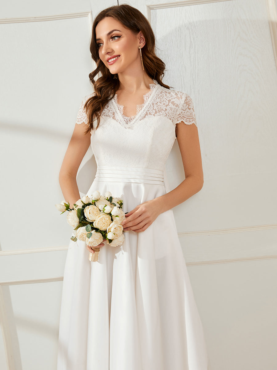 Cocktail Dresses with Short Sleeves and Knee-Length for Women