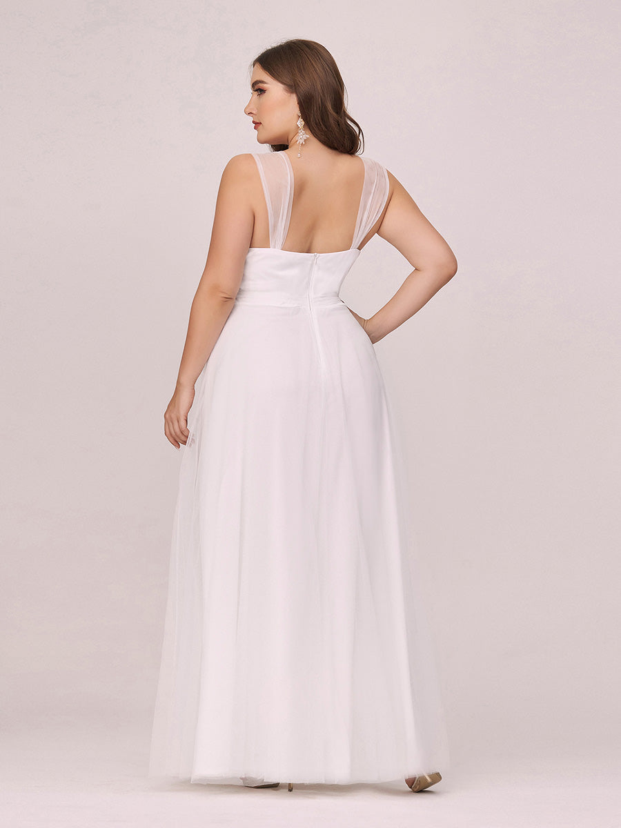 Wholesale Fairy Princess Tulle Bridesmaid Dress for Plus Size Women