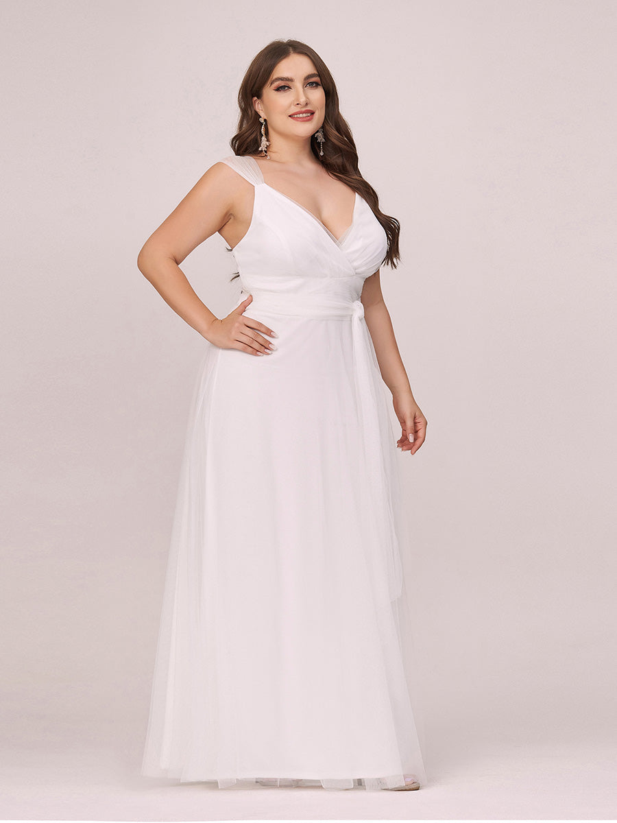 Wholesale Fairy Princess Tulle Bridesmaid Dress for Plus Size Women