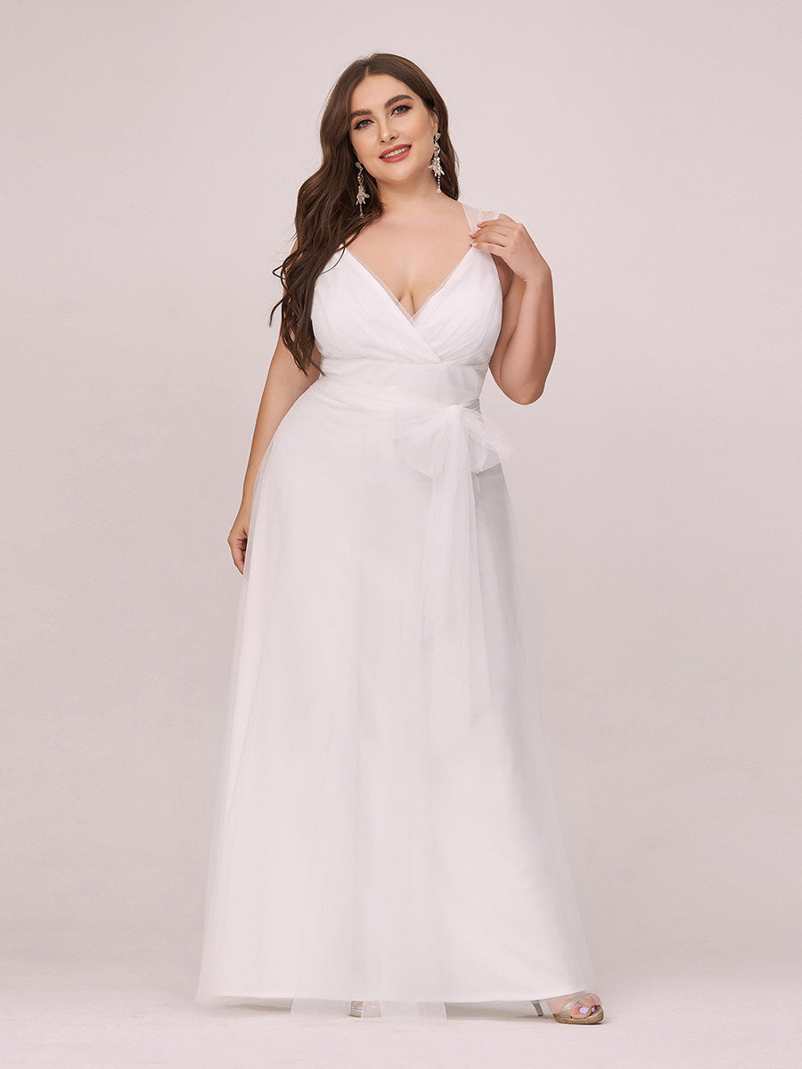 Wholesale Fairy Princess Tulle Bridesmaid Dress for Plus Size Women